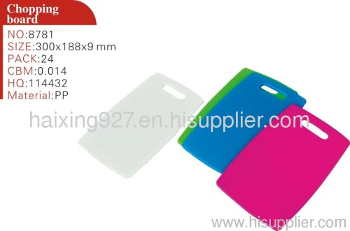 New Fashion Plastic Chopping Board