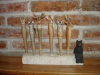 2012 wood carved animal ball pen