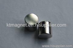 Sintered Permanent NdFeB Cylinder Magnet with Ni Coating