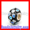 Colorful Dots Silver Core european Lampwork Glass Beads 2013