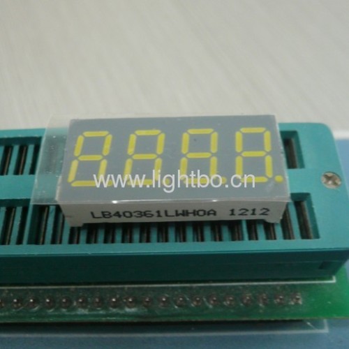 Ultra Bright White 9.2mm (0.36 inch) 7 segment led display