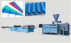 PVC corrugated plastic roof sheet machine