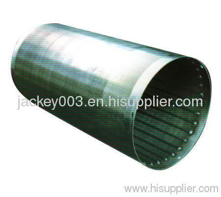 wedge wire screen for filtration wells