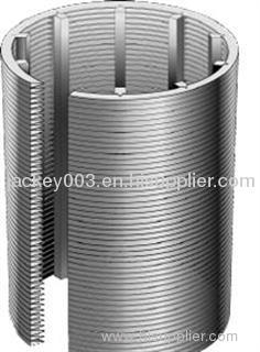 wedge wire water well screen