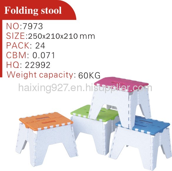 Plastic fold stools