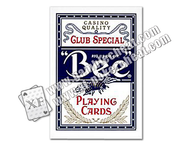 Bee Club Special Poker Side playing Edge Marked Cards