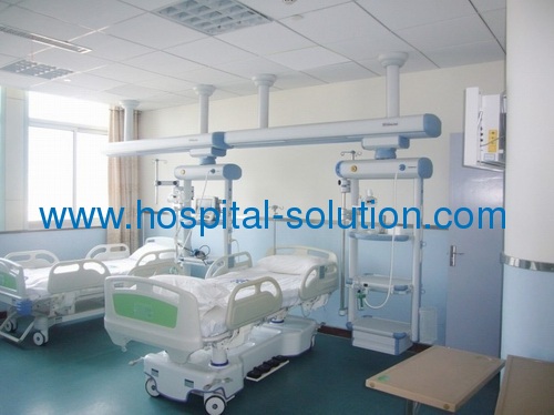 Ceiling Mounted Medical Pendant Beam for ICU - Joint Dry and Wet Pendant Column
