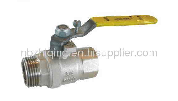 EN331 Approved MOP5-20,M/F Full Port Ball Valve With Self-Lockable Steel Handle