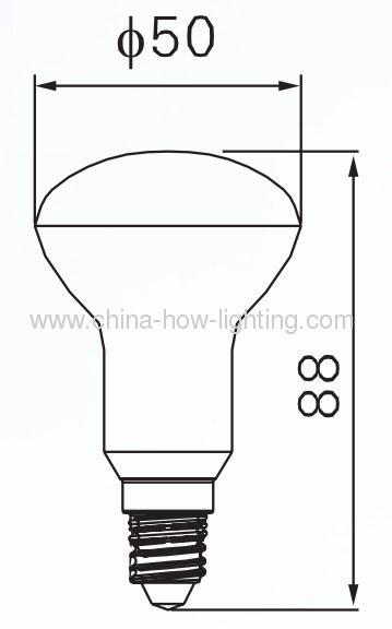 3W-8W E14/E27 Aluminium LED Bulb with 5630SMD