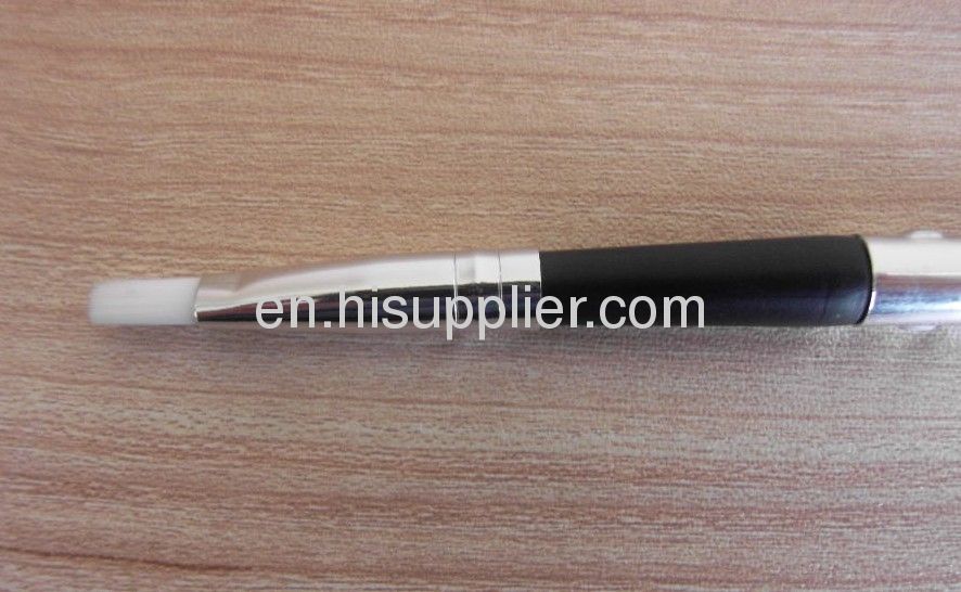 Shiny Metal Tube Cosmetic Lip Brush