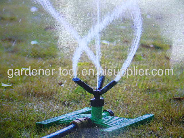 3-arm roraty water sprinkler with H Base
