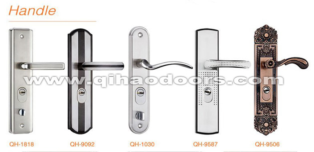 Single steel entrance mother and son security door