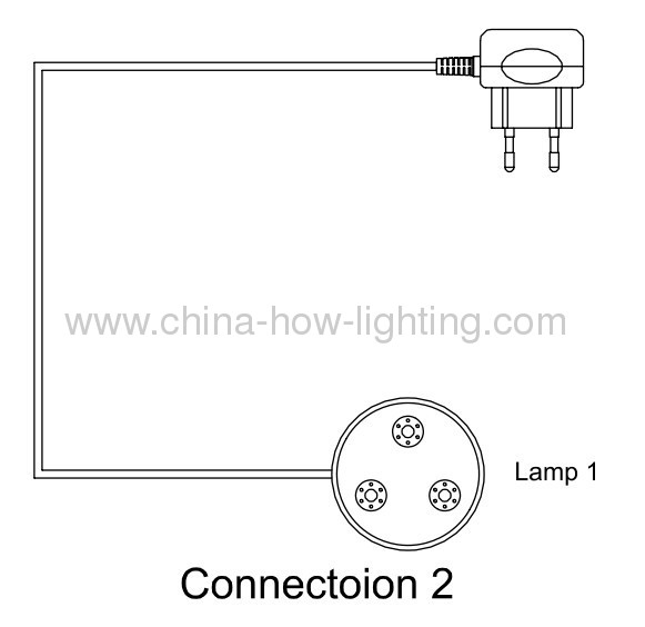 3W Super-flat LED Downlight with high power LED