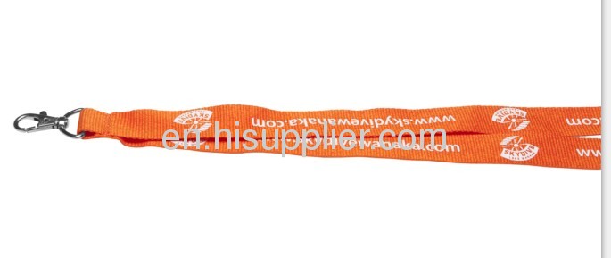 2.0cm wide,polyester ribbed style, silkscreen printed,swivel hook end 