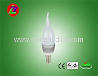 LED candle lamp LED ceramic die-casting candle light LED candle bulb