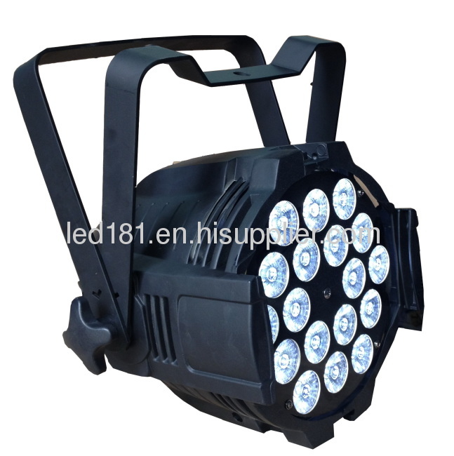 18x10W Rgbwa 5in1 Multi Color Die-Casting LED PAR Zoom Stage Light 