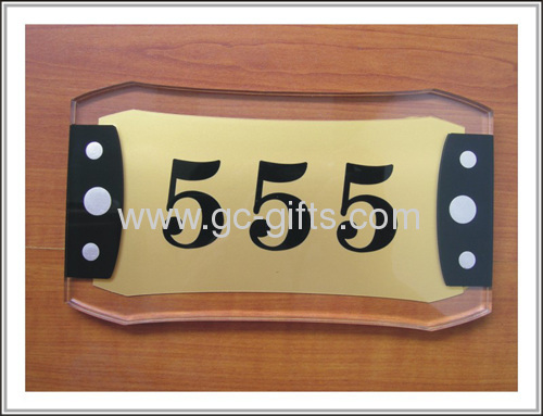 Acrylic thick signage blocks