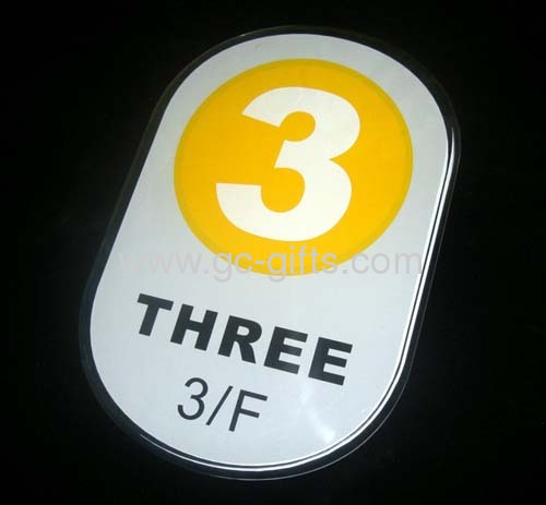 engraved small acrylic signs 