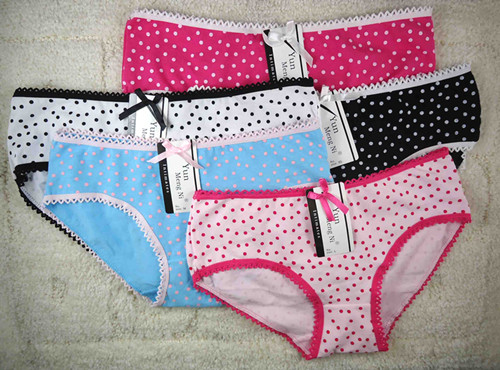 Young girl boyshort women knickers stock underwear 