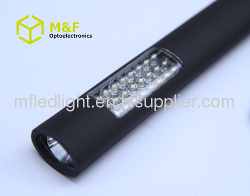 1W+24 LED battery operated magnetic base work light 