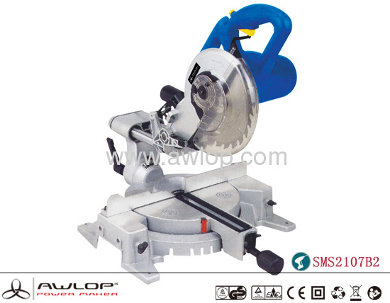 1600W Slide Aluminum Compound Mitre Saw -SMS2107B2