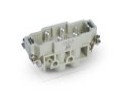 6 poles heavy duty connector insert