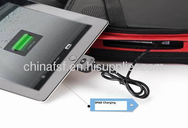 Multifunction IPAD bag for travel charger
