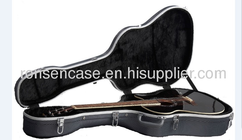 Acoustic guitar hard case,plastic guitar acoustic bag,ABS musicla instrument box