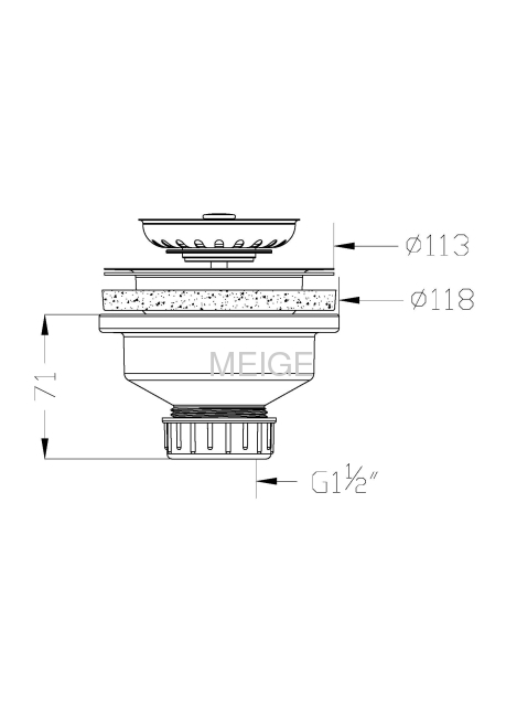 Plastic siphon Drainers