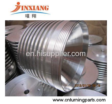 polishing Aluminum turned parts for lampAl6061 