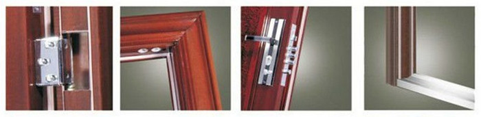Entrance Security Cold-rolled Steel Single Door