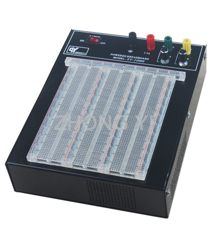 ZYJ-206H - - 2390 tie-points transparent power breadboard