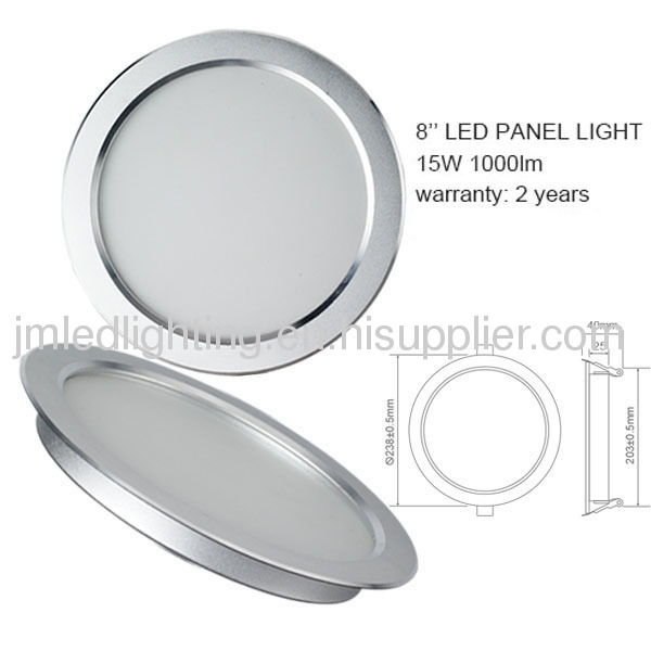 high quanlity led panel down light 15w 1000lm aluminum