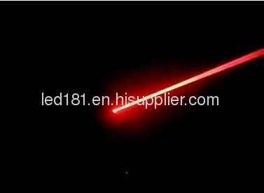 Wide angle red laser light