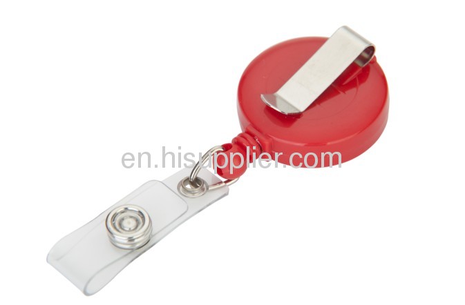 Plastic Material red clour badge holder 