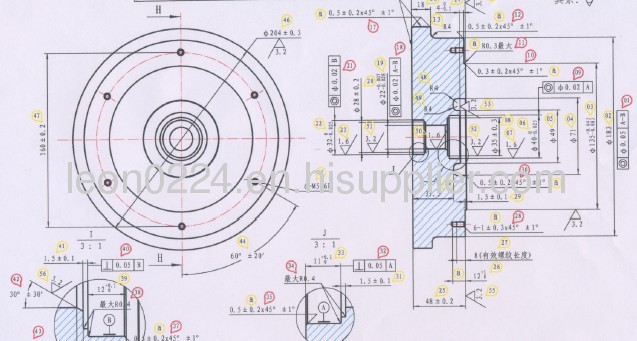 fittness bike precision components flywheel/handwheel