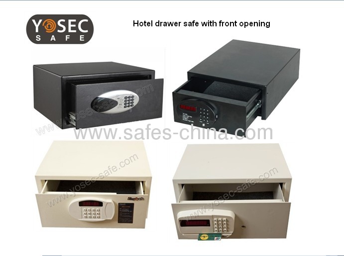 Front opening drawer safes