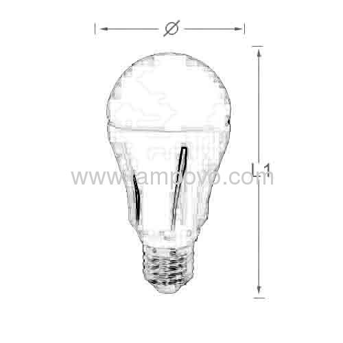 9W Aluminum Led bulb lamp