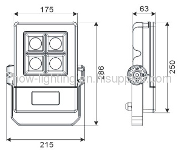 33.5W-120W LED Flood Light IP65 with Cree XP Chips