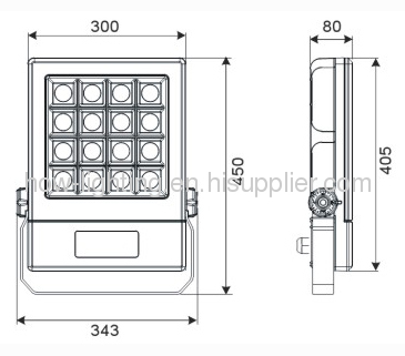 33.5W-120W LED Flood Light IP65 with Cree XP Chips