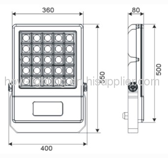 33.5W-120W LED Flood Light IP65 with Cree XP Chips
