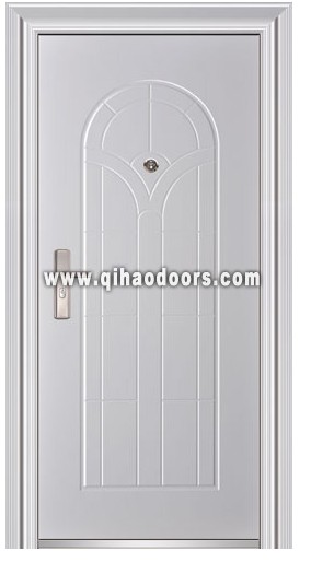 steel apartment doors design white color