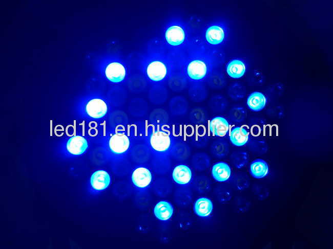 72x3w RGB indoor led mini par lights 