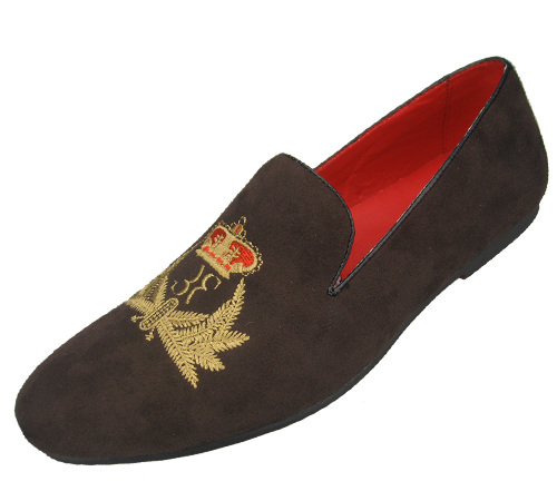 stylish mens velvet slippers China manufacturer