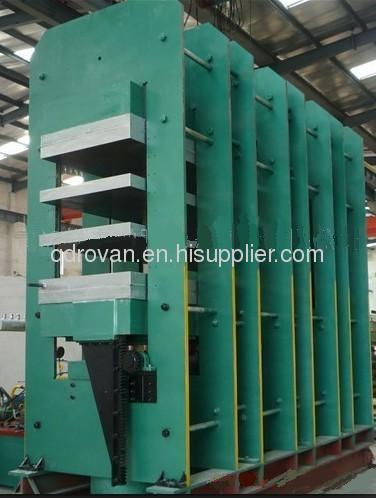 Frame plate vulcanizing machine