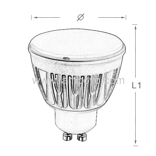 Led spotlight lamp 4W 400lm