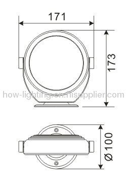 15W LED Flood Light IP65 with Aluminium Material with holder