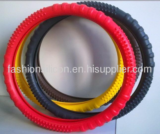 Beautiful silicone steering wheel cover