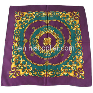 Wholeslae Vintage Design Printed Real Square Silk Scarf China