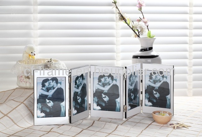 5 opening aluminum sheet photo frames